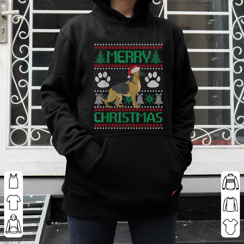 Nice Merry Christmas German Shepherd Ugly Matching Gift Dog Lover shirt 4 - Nice Merry Christmas German Shepherd Ugly Matching Gift Dog Lover shirt
