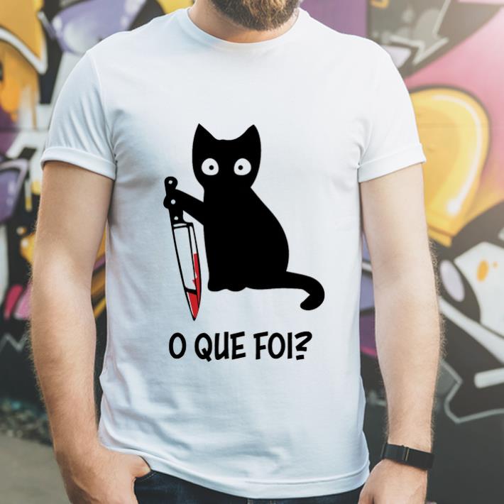 Nice O Que Foi Murderous Black Cat Knife shirt 4 - Nice O Que Foi Murderous Black Cat Knife shirt