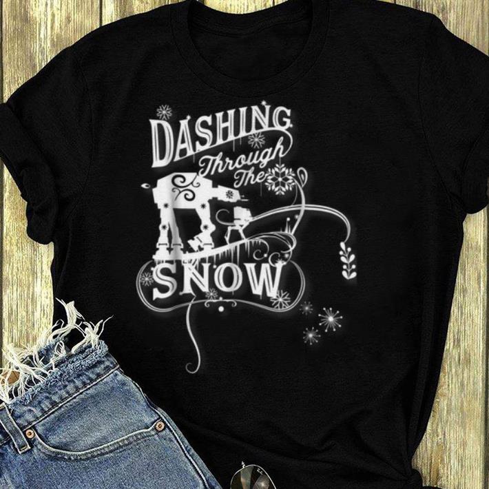 Nice Star Wars AT AT AT ST Dashing Through Snow Christmas shirt 4 - Nice Star Wars AT-AT AT-ST Dashing Through Snow Christmas shirt