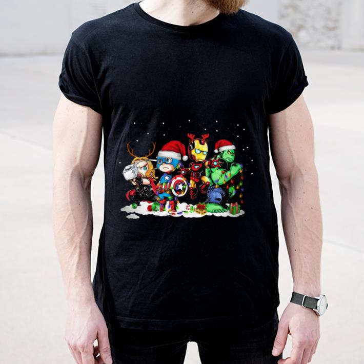 Nice Thor Captain America Iron Man Hulk Chibi merry christmas shirt 4 - Nice Thor Captain America Iron Man Hulk Chibi merry christmas shirt