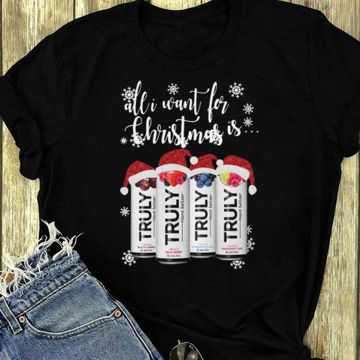 Official All I Want For Christmas Is Truly Beer Merry Christmas shirt 4 - Official All I Want For Christmas Is Truly Beer Merry Christmas shirt