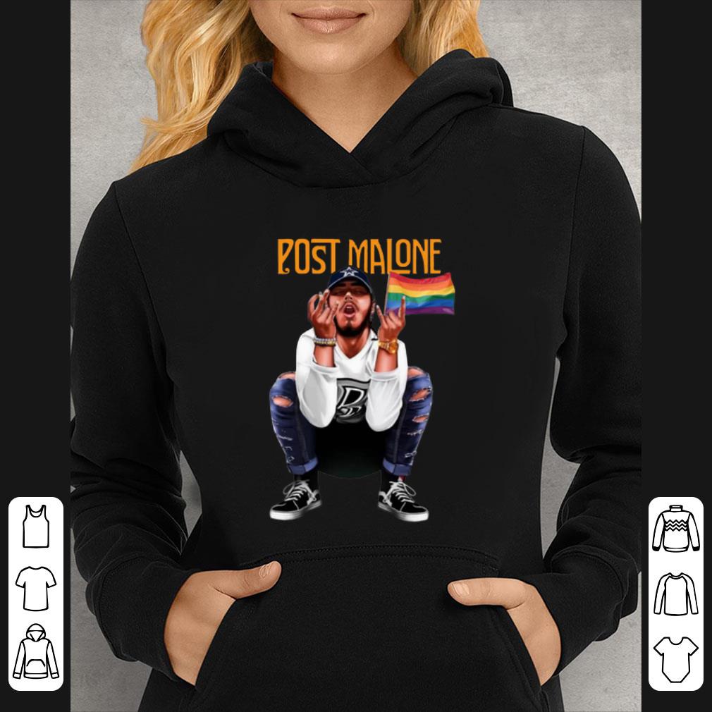 Official American Rapper LGBT Flag Post Malone shirt 4 - Official American Rapper LGBT Flag Post Malone shirt