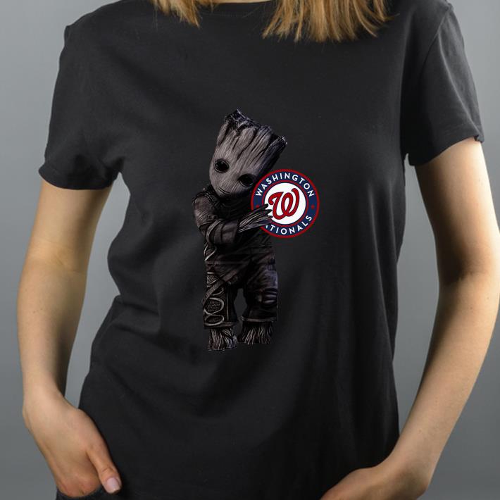 Official Baby Groot Hug Washington Nationals shirt 4 - Official Baby Groot Hug Washington Nationals shirt