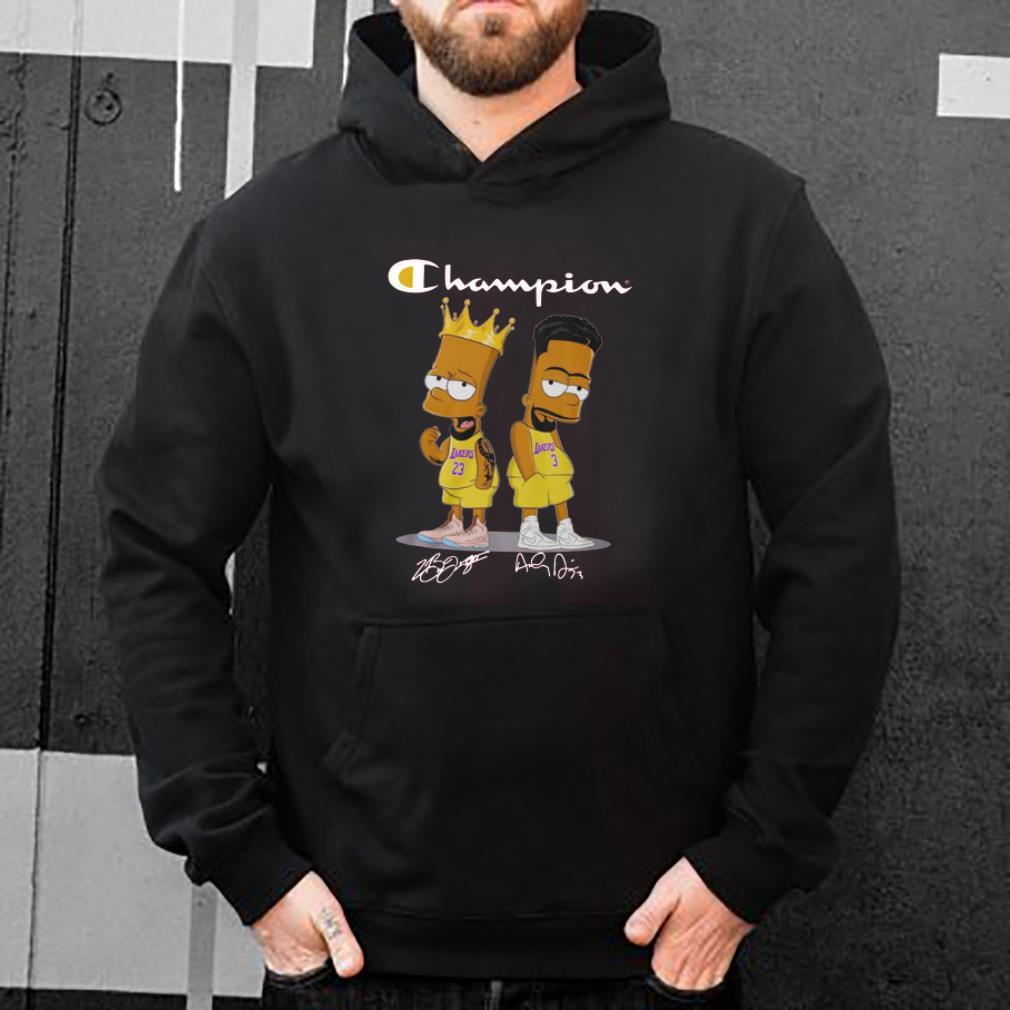 Official Champion Lebron James Jersey Lakers The Simpsons Signatures shirt 4 - Official Champion Lebron James Jersey Lakers The Simpsons Signatures shirt
