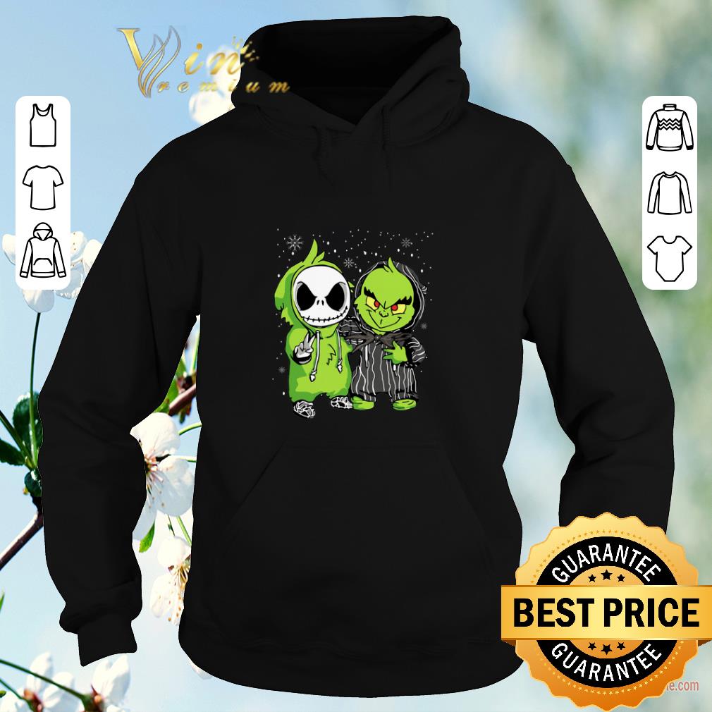 Official Christmas Baby Jack Skellington and Grinch shirt 4 - Official Christmas Baby Jack Skellington and Grinch shirt