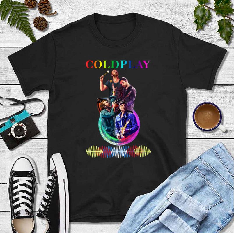 Official Coldplay Band Music Waves shirt 4 - Official Coldplay Band Music Waves shirt