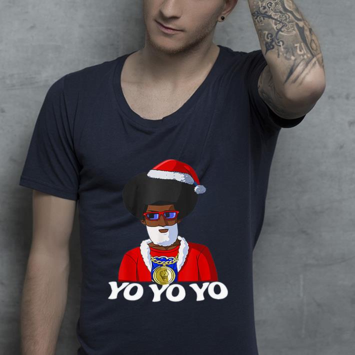 Official Hip Hop Santa Claus Gangster Yo Yo Yo shirt 4 - Official Hip Hop Santa Claus Gangster Yo Yo Yo shirt
