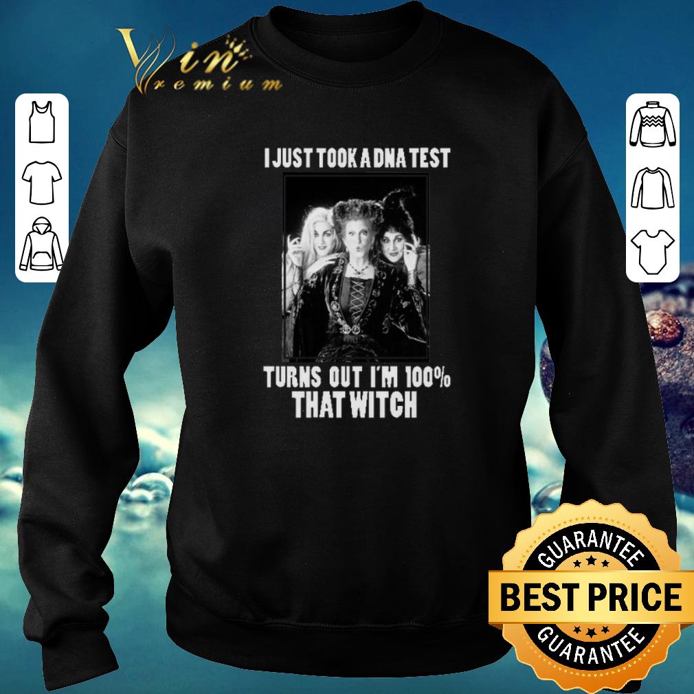 Official Hocus Pocus i just took a DNA test turns out i'm 100 that witch shirt sweater 2019 Official Hocus Pocus i just took a DNA test turns out i m 100 that witch shirt sweater 2019 4 - Official Hocus Pocus i just took a DNA test turns out i'm 100 that witch shirt sweater 2019