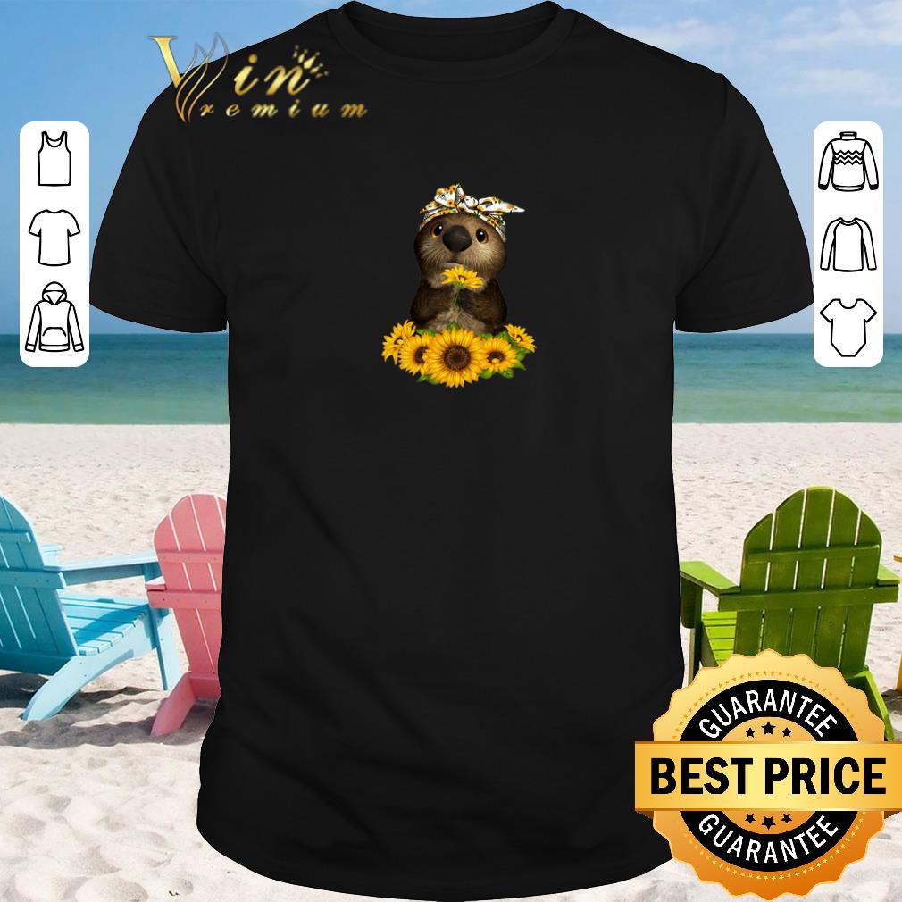 Official Otter sunflowers shirt sweater 2019 1 - Official Otter sunflowers shirt sweater 2019