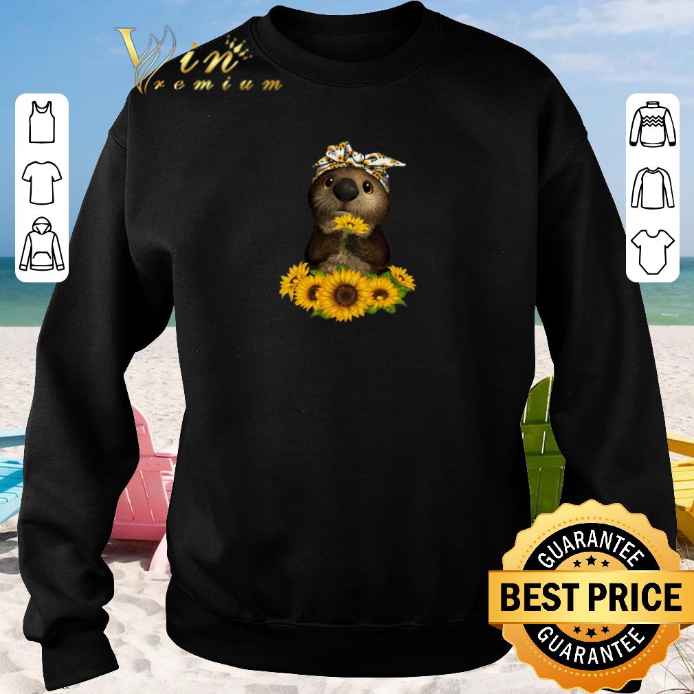 Official Otter sunflowers shirt sweater 2019 3 - Official Otter sunflowers shirt sweater 2019