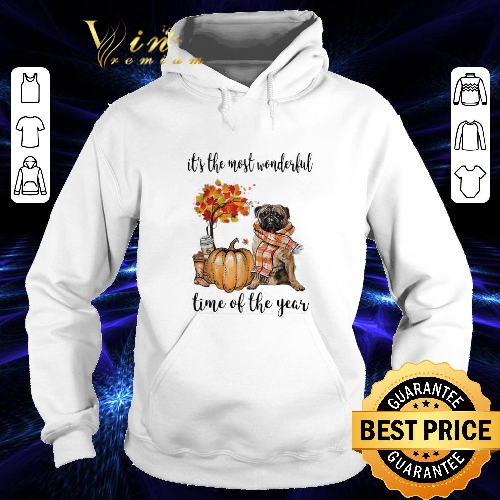 Official Pug it s the most wonderful time of the year shirt 4 - Official Pug it's the most wonderful time of the year shirt