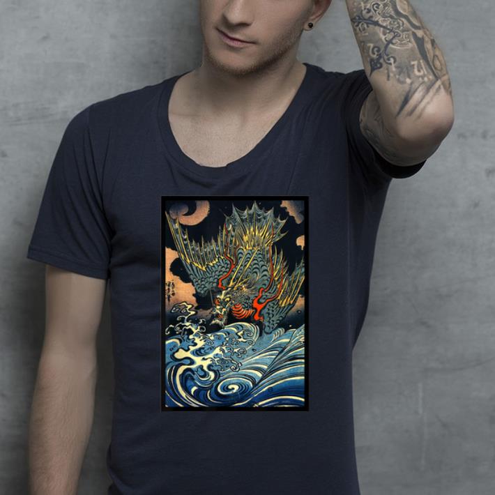 Official Rockstar Japanese Kuniyoshi Utagawa Dragon shirt 4 - Official Rockstar Japanese Kuniyoshi Utagawa Dragon shirt