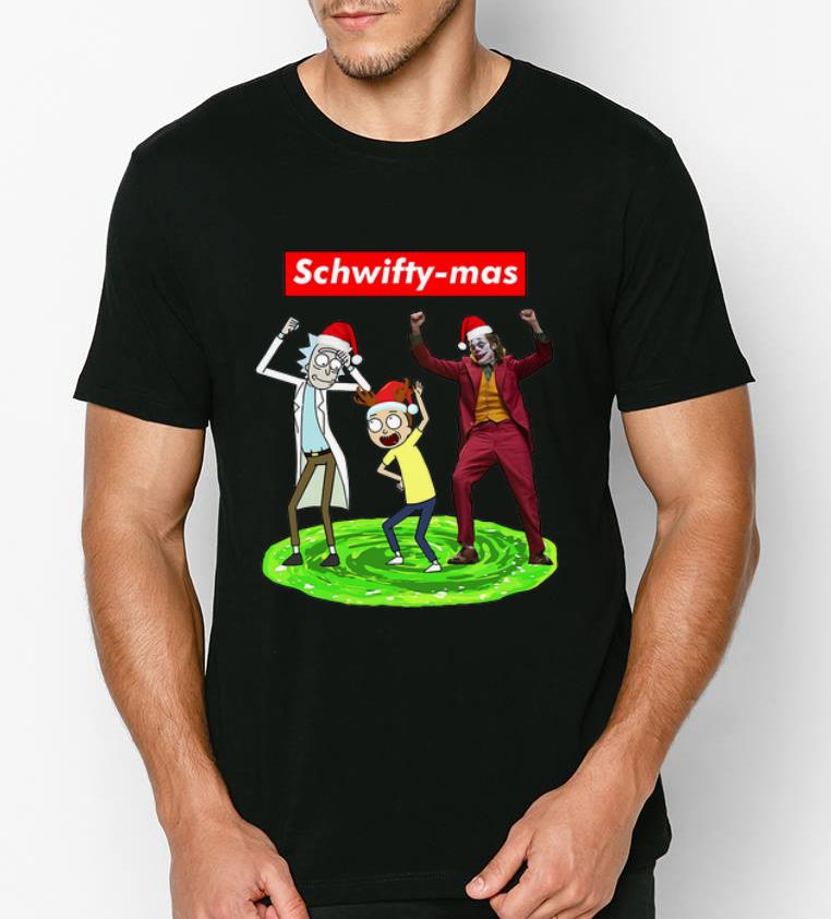 Official Schwifty mas Rick Morty And Joker Dancing shirt 4 - Official Schwifty-mas Rick Morty And Joker Dancing shirt