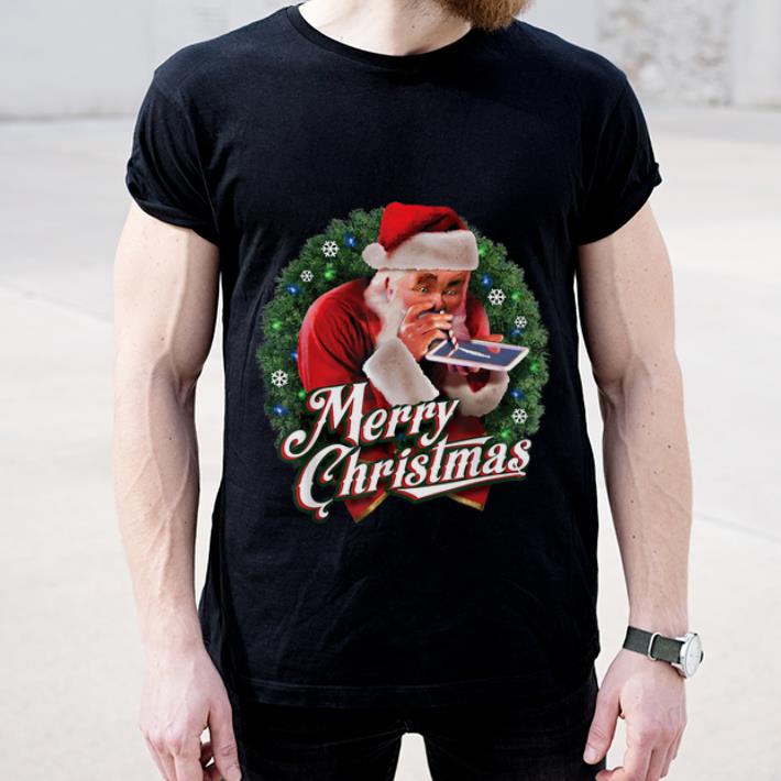 Official St Nick Santa Snorting Crack Cocaine On Christmas shirt 4 - Official St. Nick Santa Snorting Crack Cocaine On Christmas shirt