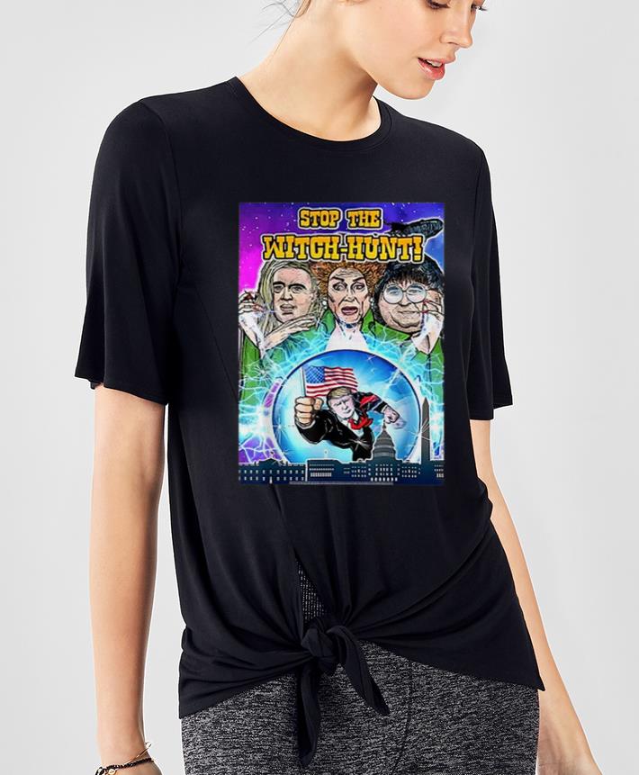 Official Stop The Witch Hunt Donald Trump With American Flag shirt 4 - Official Stop The Witch Hunt Donald Trump With American Flag shirt