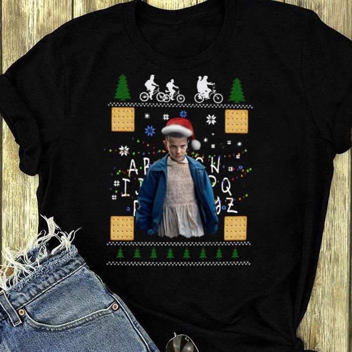 Official Stranger Things Eleven ugly christmas shirt 4 - Official Stranger Things Eleven ugly christmas shirt