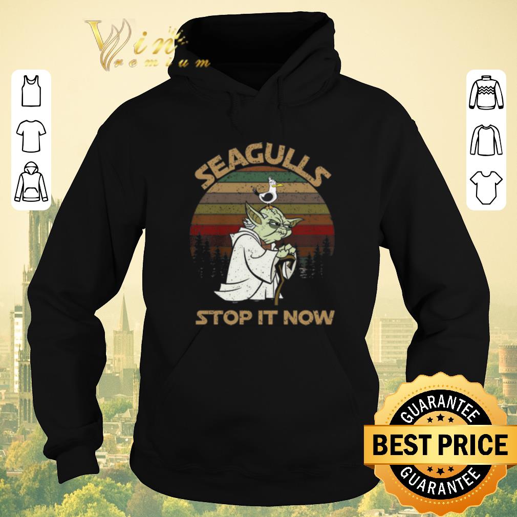 Official Vintage Yoda Seagulls stop it now shirt 4 - Official Vintage Yoda Seagulls stop it now shirt