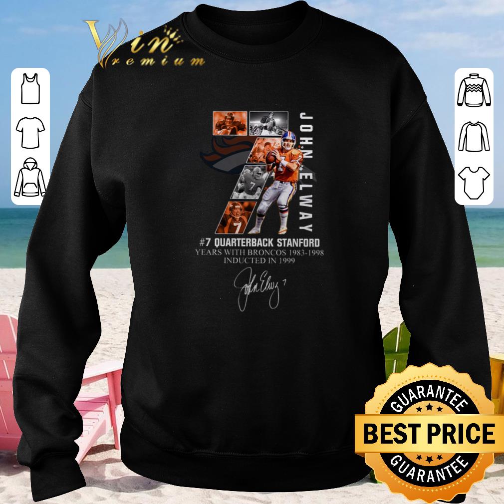Original 7 John Elway Quarterback Stanford years with Broncos 1983 1998 Recovered shirt 2020 4 - Original 7 John Elway Quarterback Stanford years with Broncos 1983-1998-Recovered shirt 2020
