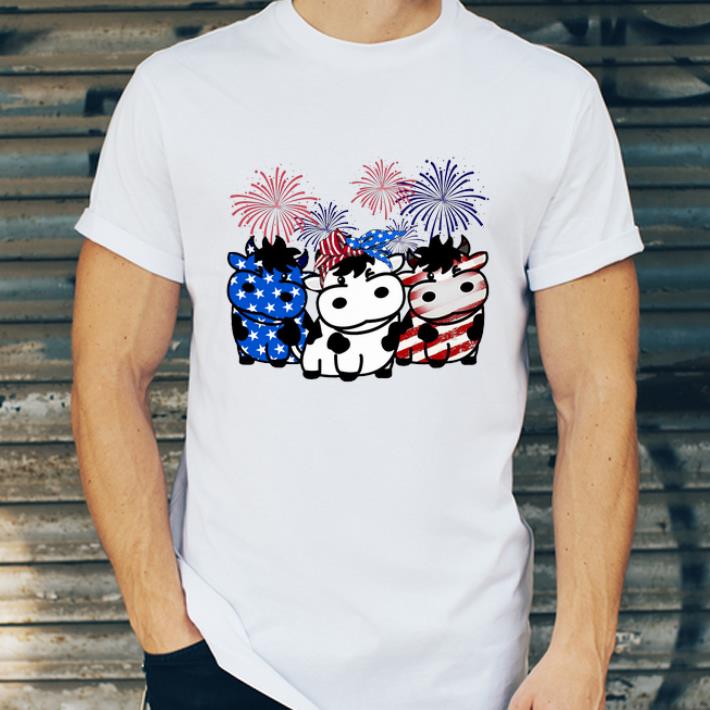 Original America Flag Cow Red White And Blue shirt 4 - Original America Flag Cow Red White And Blue shirt