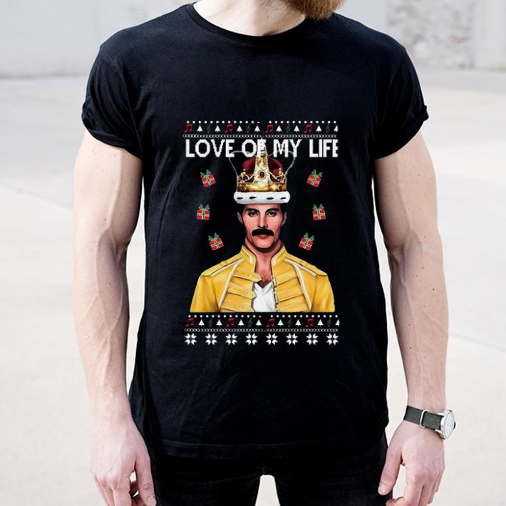 Original Freddie Mercury Love of my life ugly Christmas shirt 4 - Original Freddie Mercury Love of my life ugly Christmas shirt