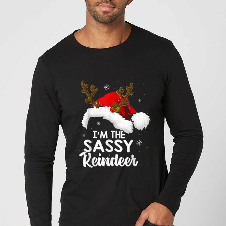 Original I m The Sassy Reindeer Matching Family Group Christmas shirt 4 1 - Original I'm The Sassy Reindeer Matching Family Group Christmas shirt
