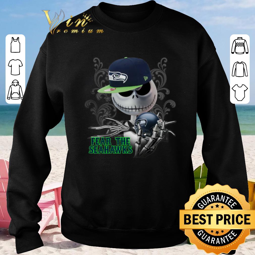 Original Jack Skellington fear the Seattle Seahawks shirt sweater 2020 4 - Original Jack Skellington fear the Seattle Seahawks shirt sweater 2020