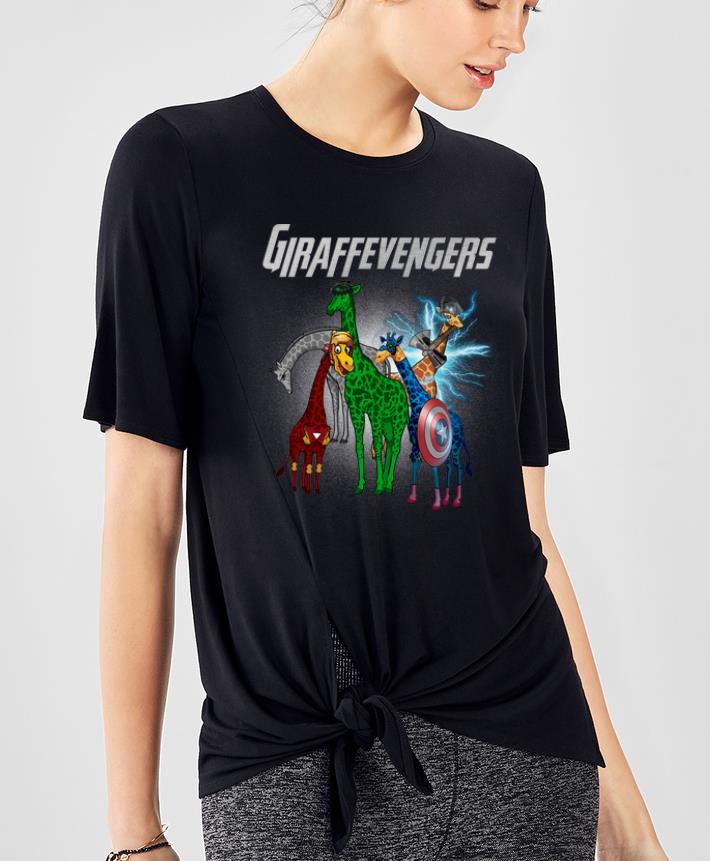 Original Marvel Avengers Endgame Giraffevengers Giraffe shirt 4 - Original Marvel Avengers Endgame Giraffevengers Giraffe shirt