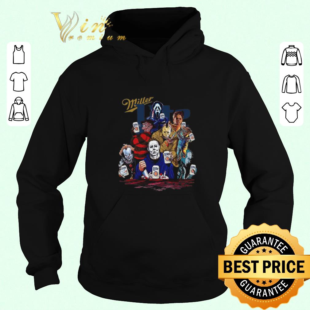 Original Miller Lite Horror film characters shirt sweater Original Miller Lite Horror film characters shirt sweater 4 - Original Miller Lite Horror film characters shirt sweater