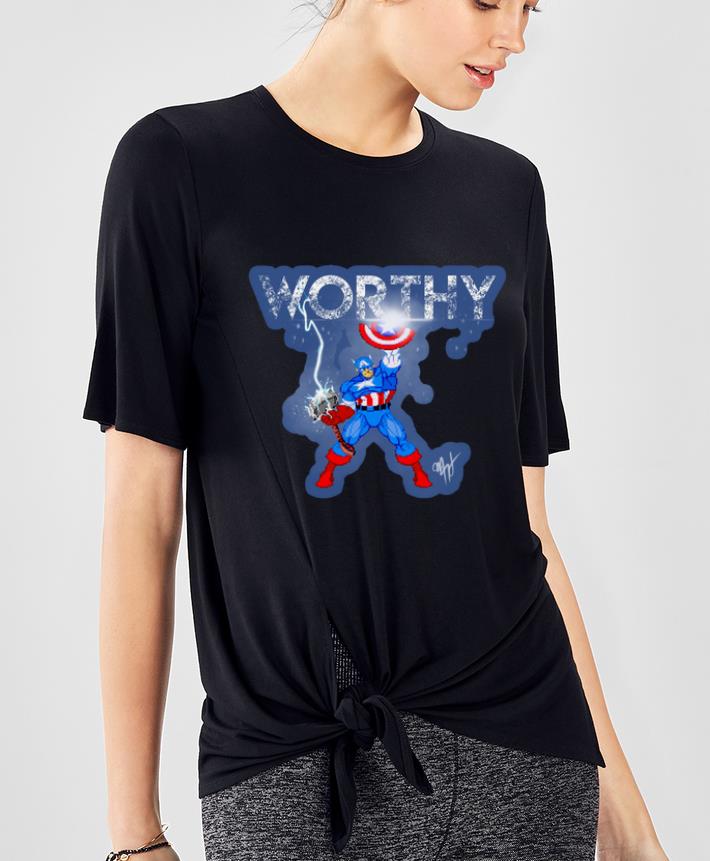 Original Mjolnir Captain America Worthy Hammer shirt 4 - Original Mjolnir Captain America Worthy Hammer shirt