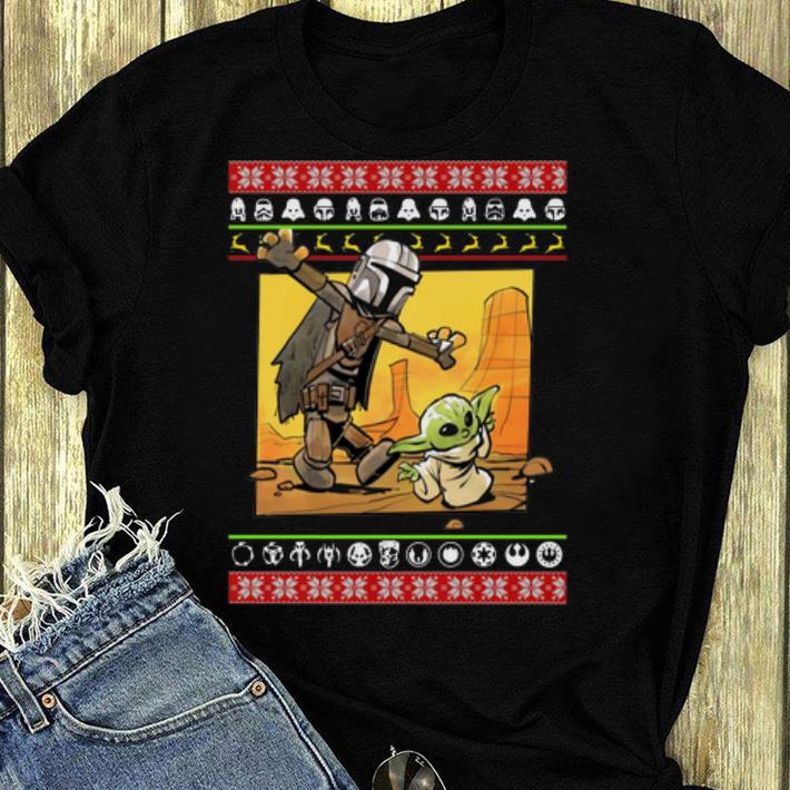 Original Star Wars Stormtrooper And Baby Yoda Ugly Christmas shirt 4 - Original Star Wars Stormtrooper And Baby Yoda Ugly Christmas shirt