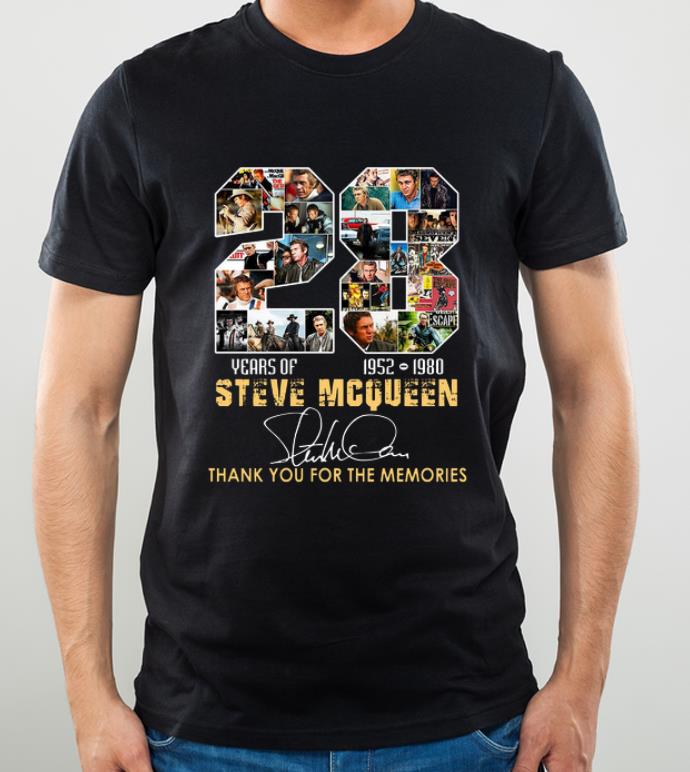 Original Steve Mcqueen 20 Years thank you for the memories signature shirt 4 - Original Steve Mcqueen 20 Years thank you for the memories signature shirt