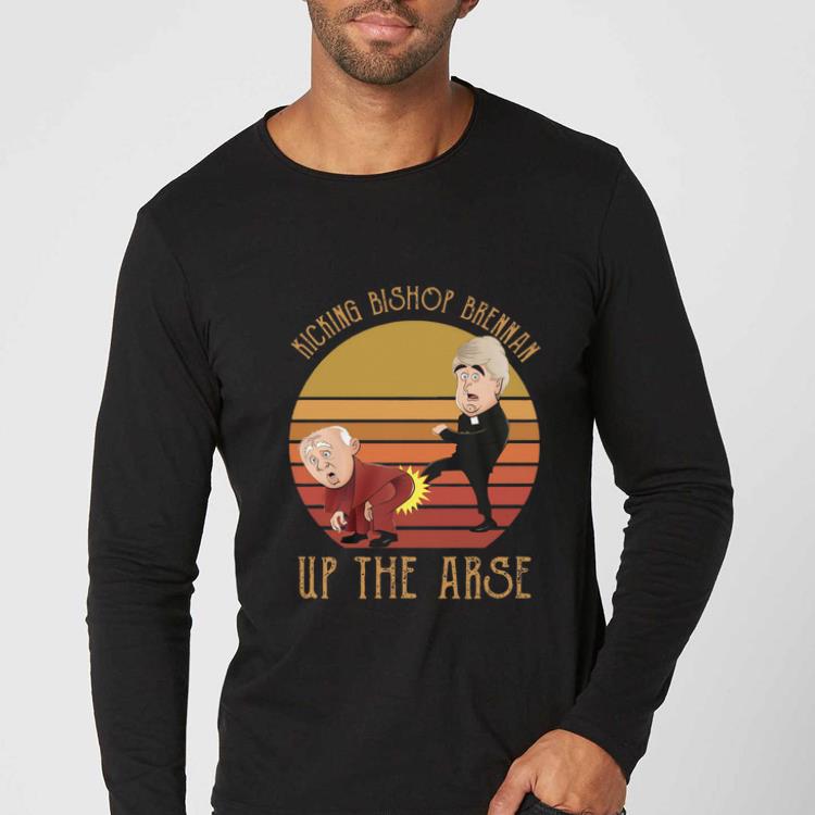 Original Vintage Father Ted Kicking Bishop Brennan up the arse shirt 4 - Original Vintage Father Ted Kicking Bishop Brennan up the arse shirt