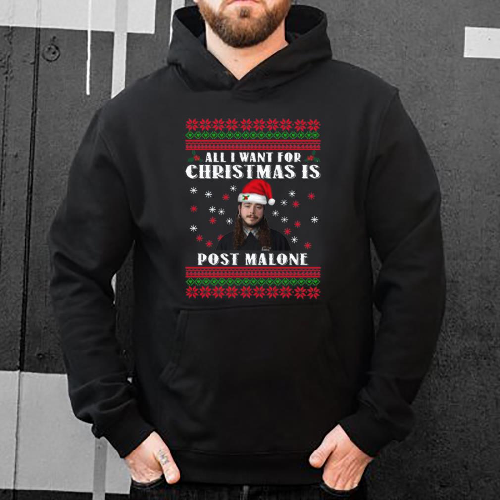 Premium All I Want For Christmas Is Post Malone Ugly Christmas shirt 4 - Premium All I Want For Christmas Is Post Malone Ugly Christmas shirt