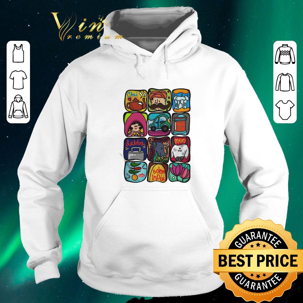 Premium Chai Dabba Elephant Moo 60km Lotus Being Indian shirt sweater 4 - Premium Chai Dabba Elephant Moo 60km Lotus Being Indian shirt sweater