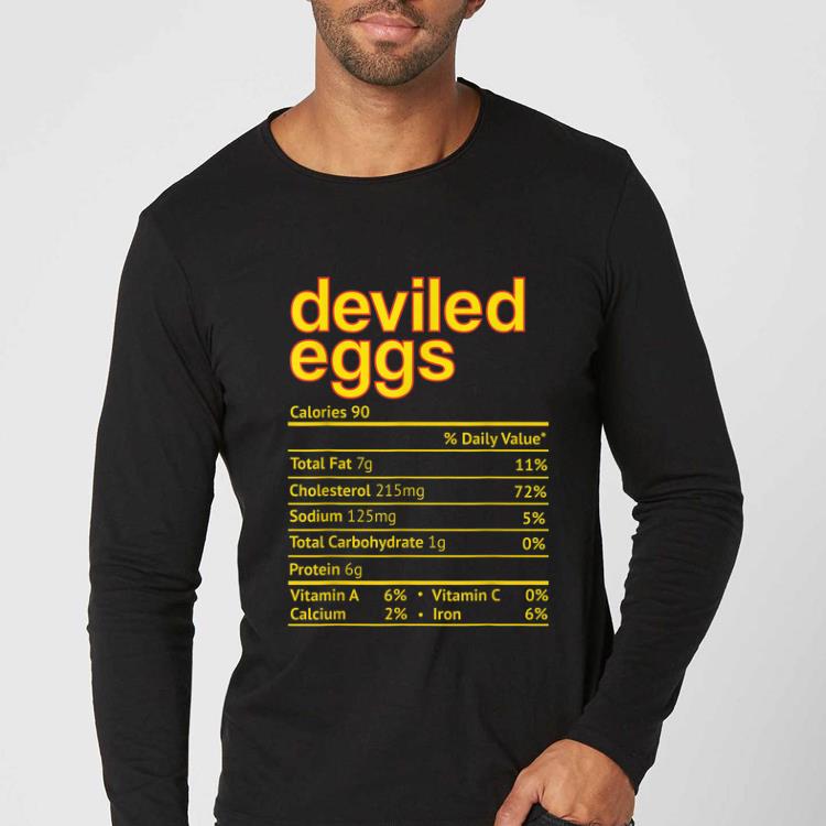 Premium Deviled Egg Nutrition Facts Funny Thanksgiving Christmas shirt 4 - Premium Deviled Egg Nutrition Facts Funny Thanksgiving Christmas shirt