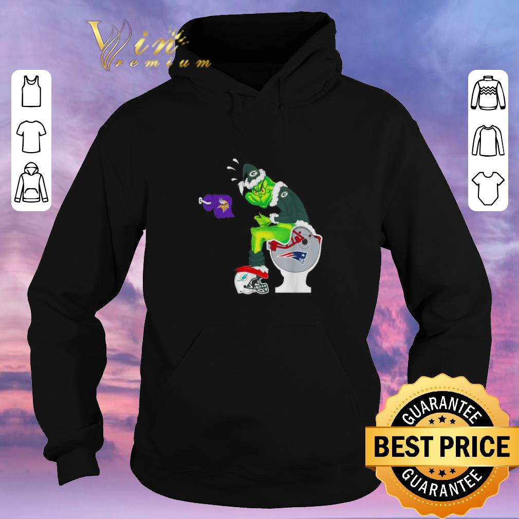 Premium Green Bay Packers Grinch Toilet Minnesota Vikings Chicago Bears Detroit Lions shirt sweater 4 - Premium Green Bay Packers Grinch Toilet Minnesota Vikings Chicago Bears Detroit Lions shirt sweater