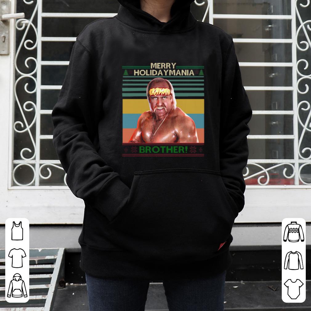 Premium Hulk Hogan Merry Holiday Mania brother Christmas vintage shirt 4 - Premium Hulk Hogan Merry Holiday Mania brother Christmas vintage shirt
