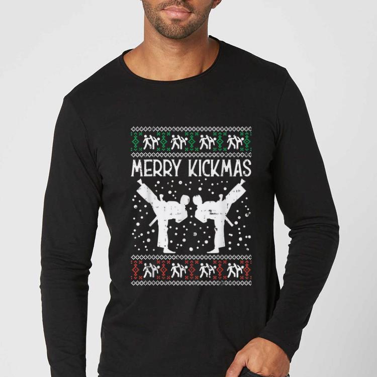 Premium Merry Kickmas Ugly Christmas Karate Jiu Jitsu Martial Gift shirt 4 - Premium Merry Kickmas Ugly Christmas Karate Jiu Jitsu Martial Gift shirt