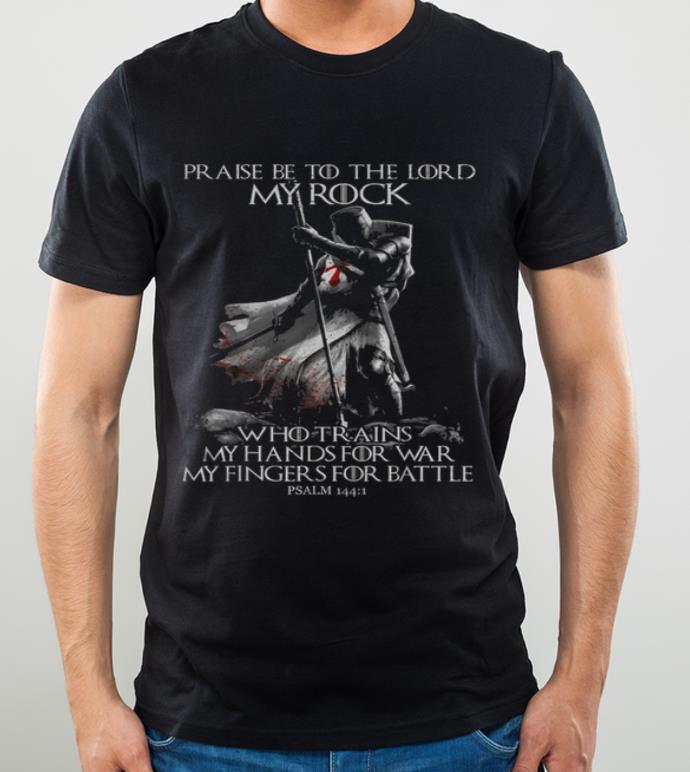 Premium Praise Be To The Lord My Rock Psalm 144 1 Knight Templar shirt 4 - Premium Praise Be To The Lord My Rock Psalm 144-1 Knight Templar shirt