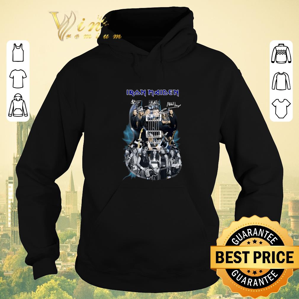 Premium Signatures Iron Maiden Guitarist shirt 4 - Premium Signatures Iron Maiden Guitarist shirt