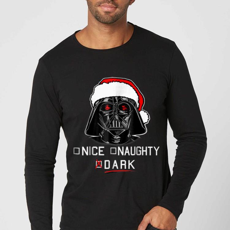 Premium Star Wars Darth Vader Dark List Santa Christmas shirt 4 1 - Premium Star Wars Darth Vader Dark List Santa Christmas shirt