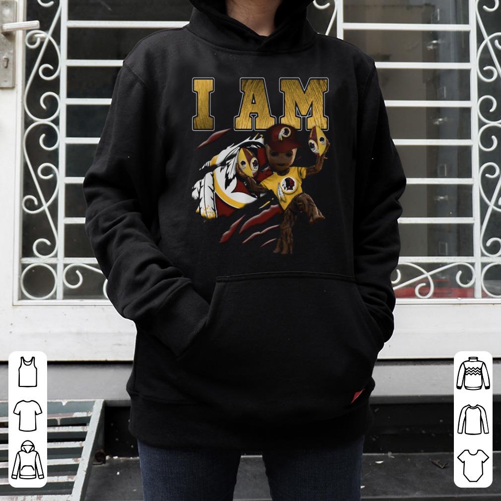 Premium Strong Groot I am Washington Redskins shirt 4 - Premium Strong Groot I am Washington Redskins shirt