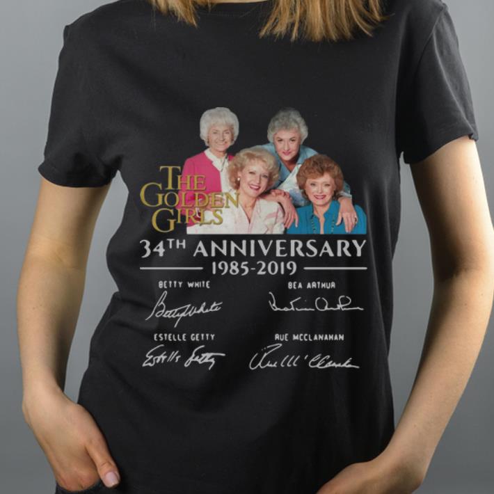 Premium The Golden Girls 34th Anniversary 1985 2019 Signatures shirt 4 - Premium The Golden Girls 34th Anniversary 1985-2019 Signatures shirt