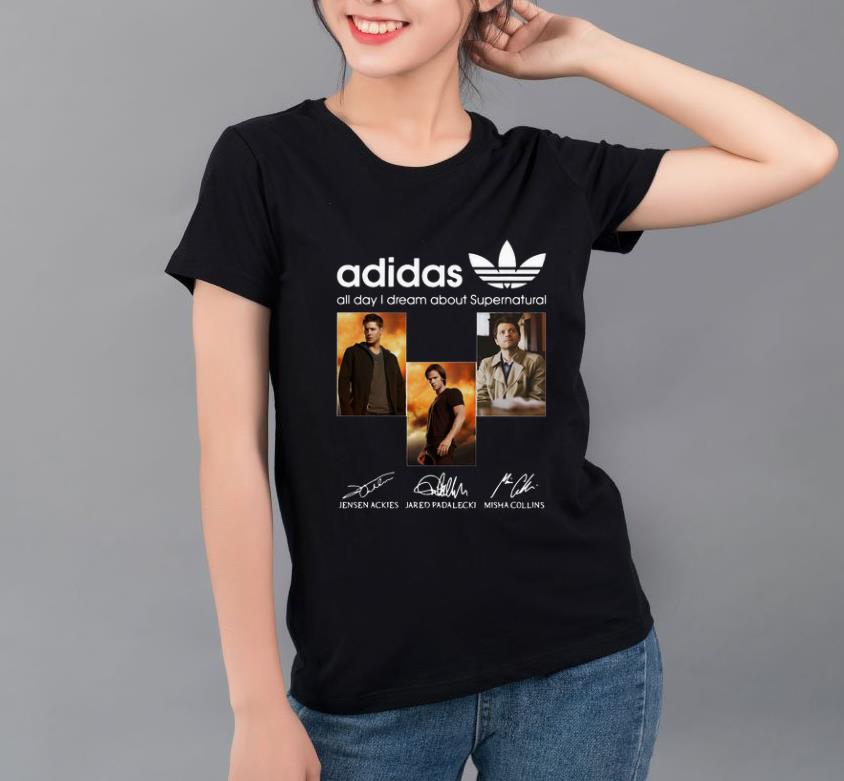 Pretty All Day I Dream About Supernatural Adidas Signatures shirt 4 - Pretty All Day I Dream About Supernatural Adidas Signatures shirt