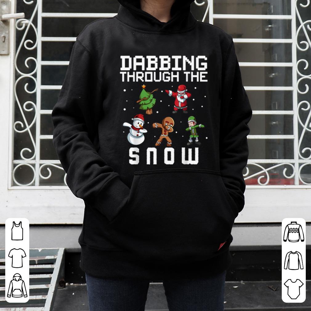 Pretty Dabbing Through The Snow Christmas Tree Santa Elf Snowman sweater 4 - Pretty Dabbing Through The Snow Christmas Tree Santa Elf Snowman sweater