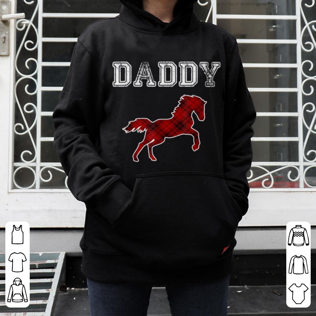 Pretty Daddy Horse Red Plaid Christmas Pajama Family shirt 4 1 - Pretty Daddy Horse Red Plaid Christmas Pajama Family shirt