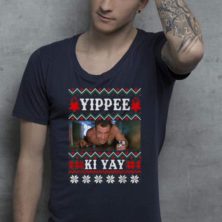 Pretty Die Hard Yippee Ki Yay Ugly Christmas shirt 4 - Pretty Die Hard Yippee Ki Yay Ugly Christmas shirt