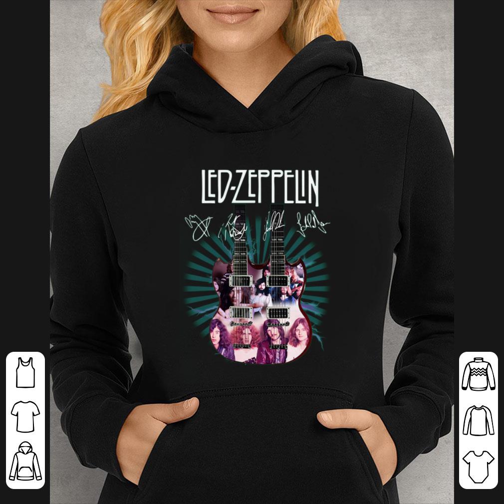Pretty Guitars Led Zeppelin signatures shirt 4 - Pretty Guitars Led Zeppelin signatures shirt