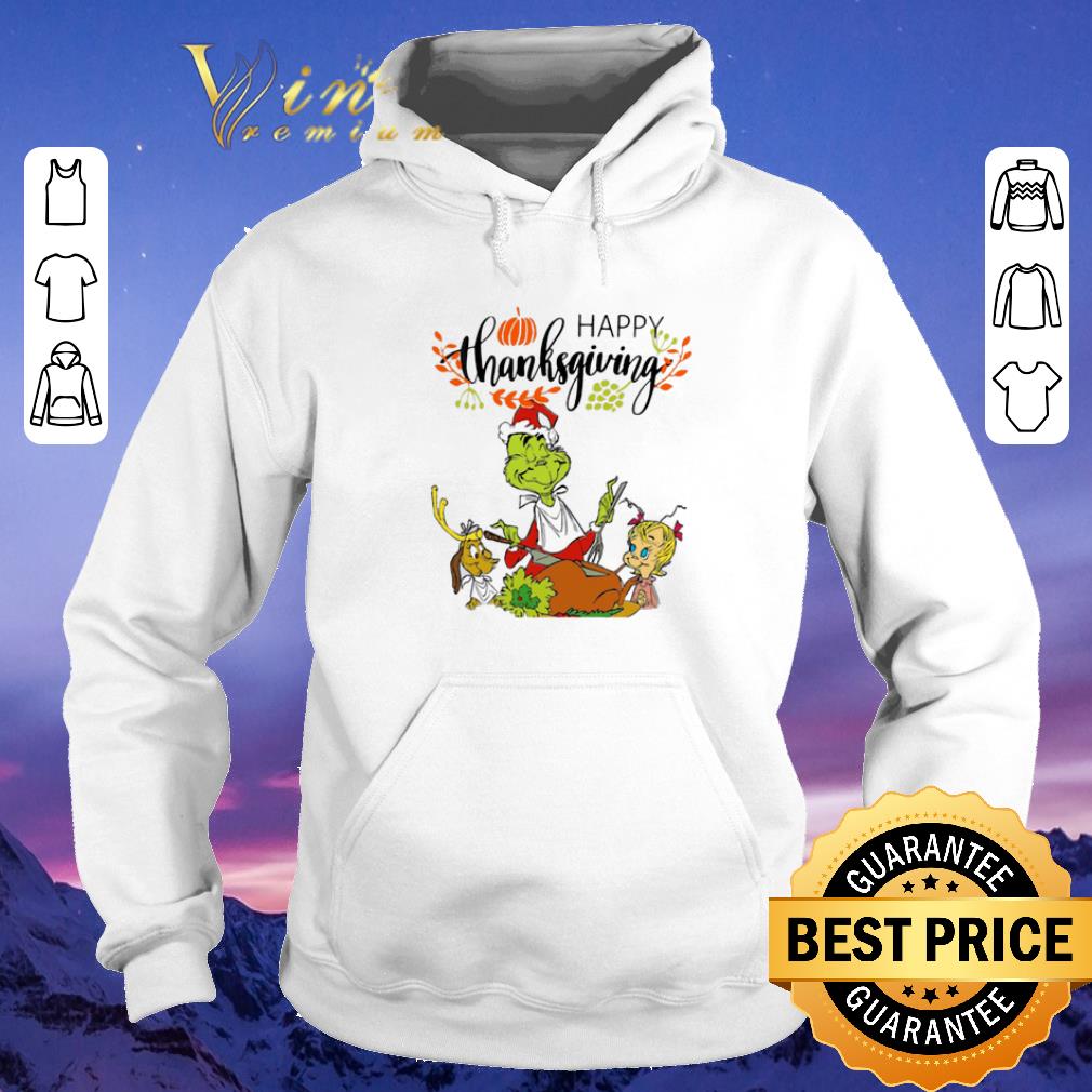Pretty Happy Thanksgiving The Grinch Characters shirt 4 - Pretty Happy Thanksgiving The Grinch Characters shirt