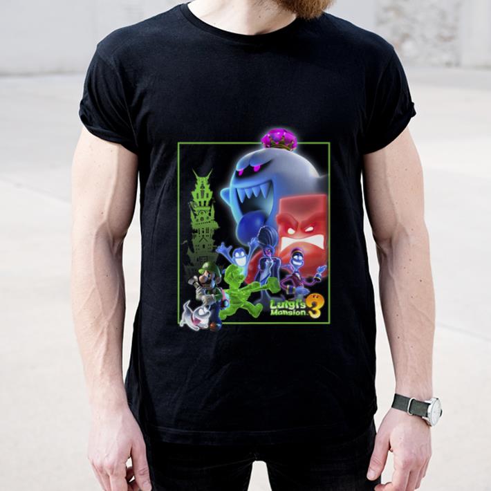 Pretty Luigi s Mansion 3 Collage Poster Next Level Games shirt 4 - Pretty Luigi's Mansion 3 Collage Poster Next Level Games shirt